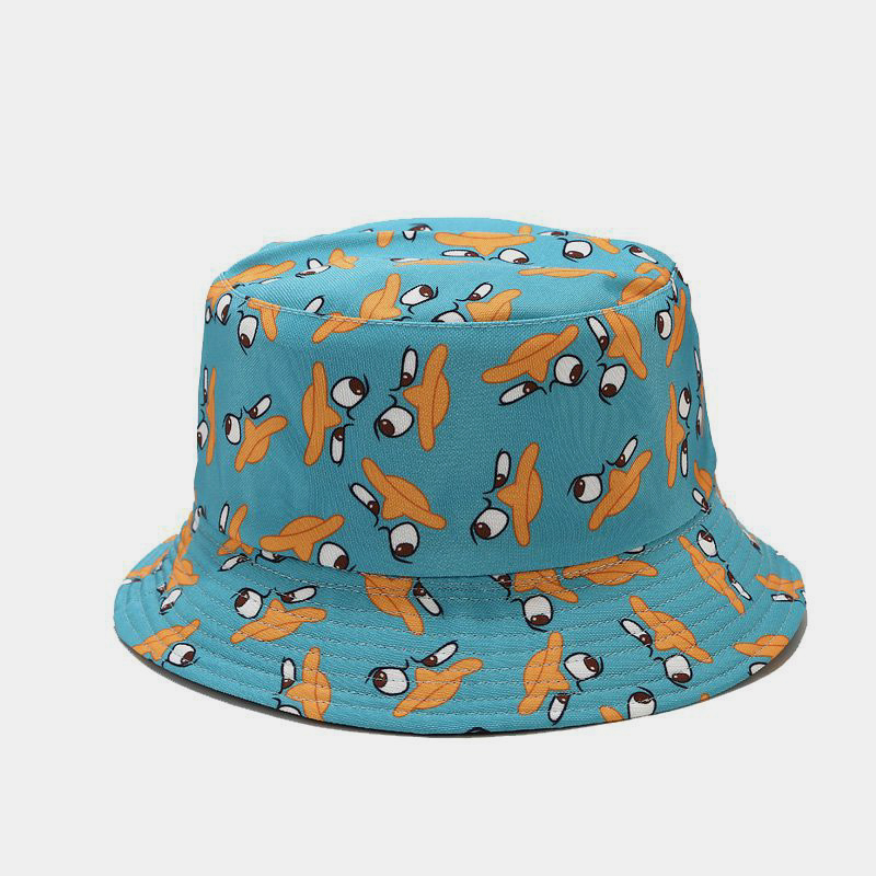 BK00075 Pălărie cu găleată în stil stradal cu model de desene animate