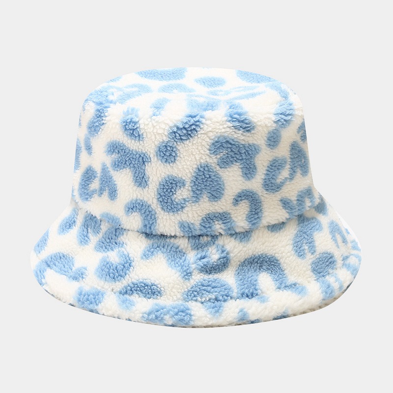BK00078 Pălărie de tip leopard de culoare deschisă