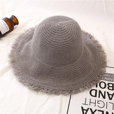BK00018 Pălărie cu găleată pentru damă, cu bor mare, din lână