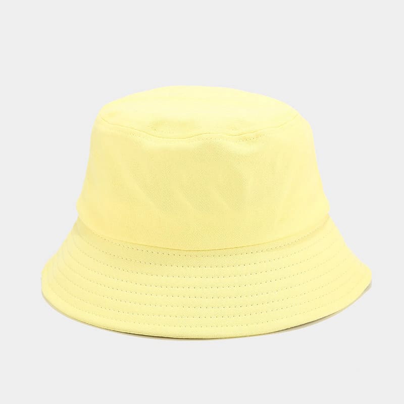 BK00064 Pălărie de găleată, culoare solidă, versiune lucioasă, Macaron
