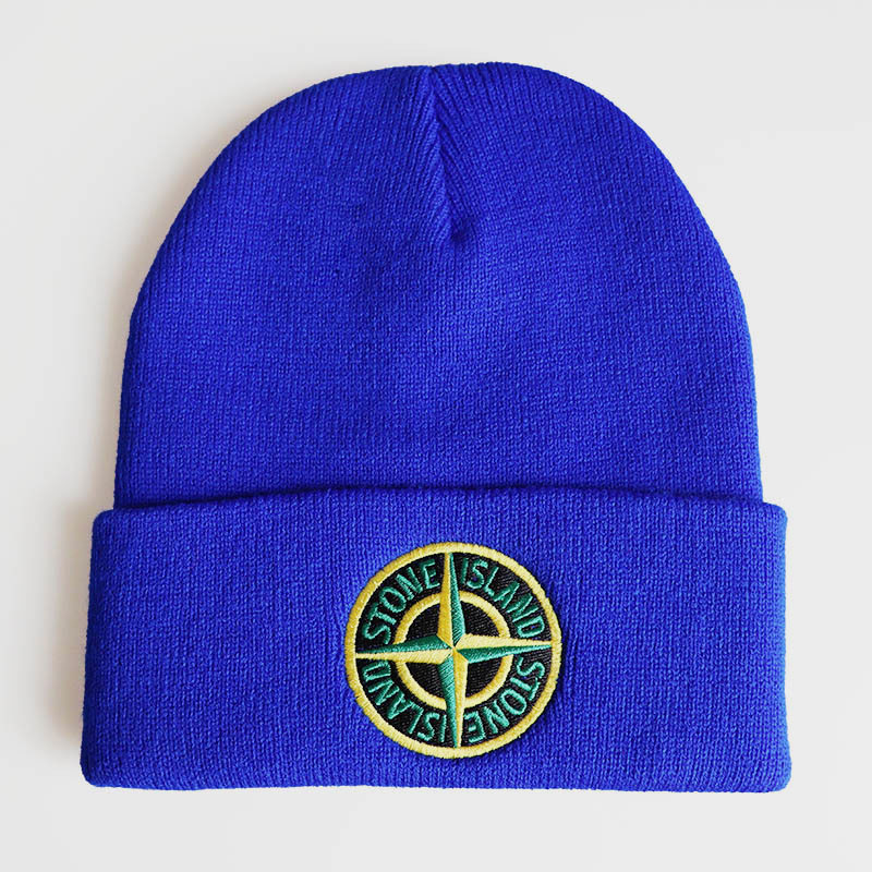 H00041 Căciulă din tricot acrilic brodat Hip Hop