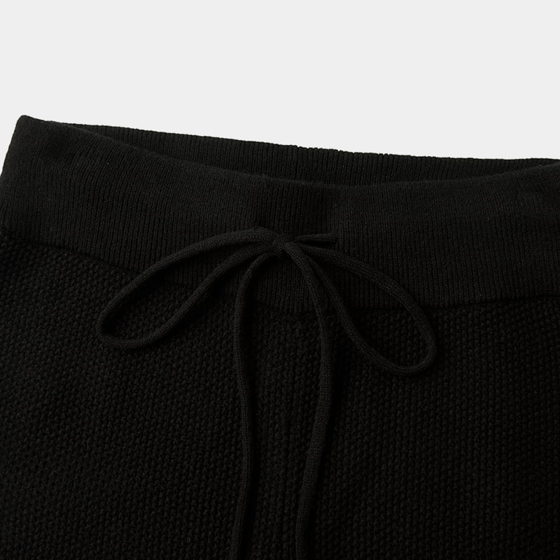 ML2237 Pantaloni casual din tricot cu talie mijlocie groși de înaltă densitate ML2237 Pantaloni casual din tricot cu talie mijlocie groși de înaltă densitate