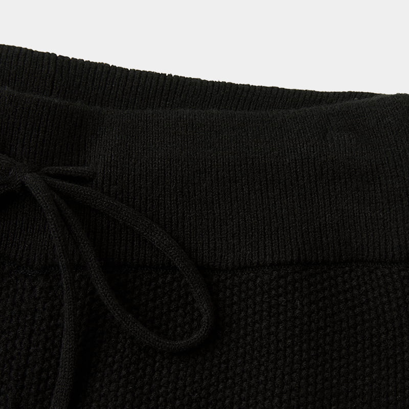 ML2237 Pantaloni casual din tricot cu talie mijlocie groși de înaltă densitate ML2237 Pantaloni casual din tricot cu talie mijlocie groși de înaltă densitate