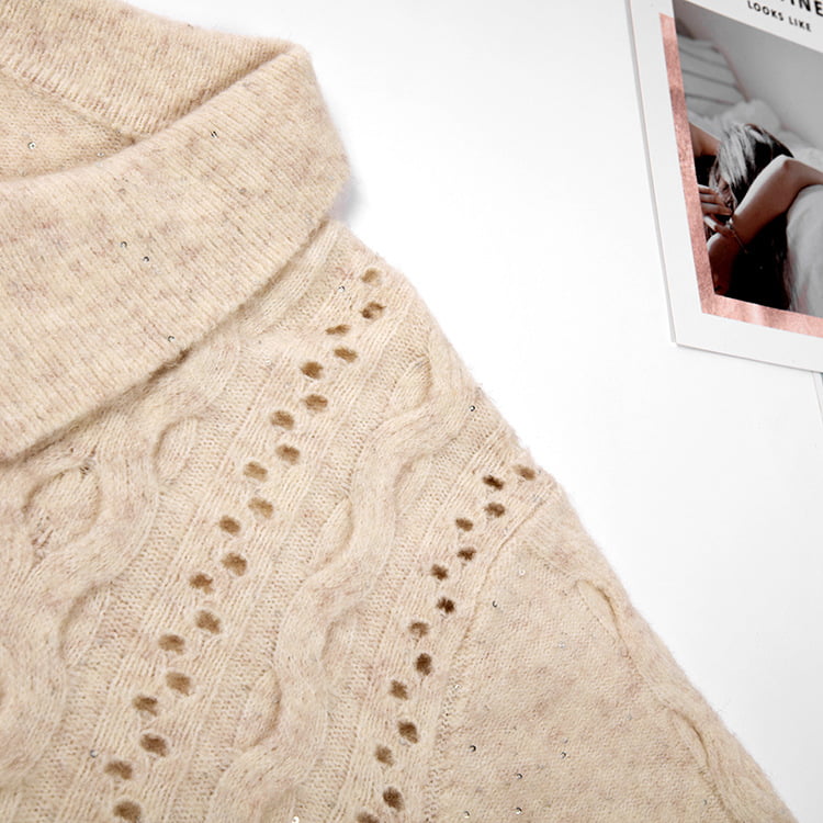 SM-K0012 Pulover tricotat de primăvară, toamnă, cu rever, culoare uni, cu fundul gol SM-K0012 Pulover tricotat de primăvară, toamnă, cu rever, culoare uni, cu fundul gol