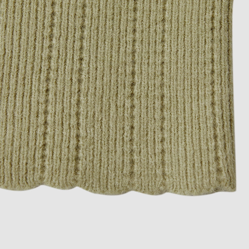 ML2213 Jachetă cardigan tricotată manuală retro japoneză verde avocado ML2213 Jachetă cardigan tricotată manuală retro japoneză verde avocado