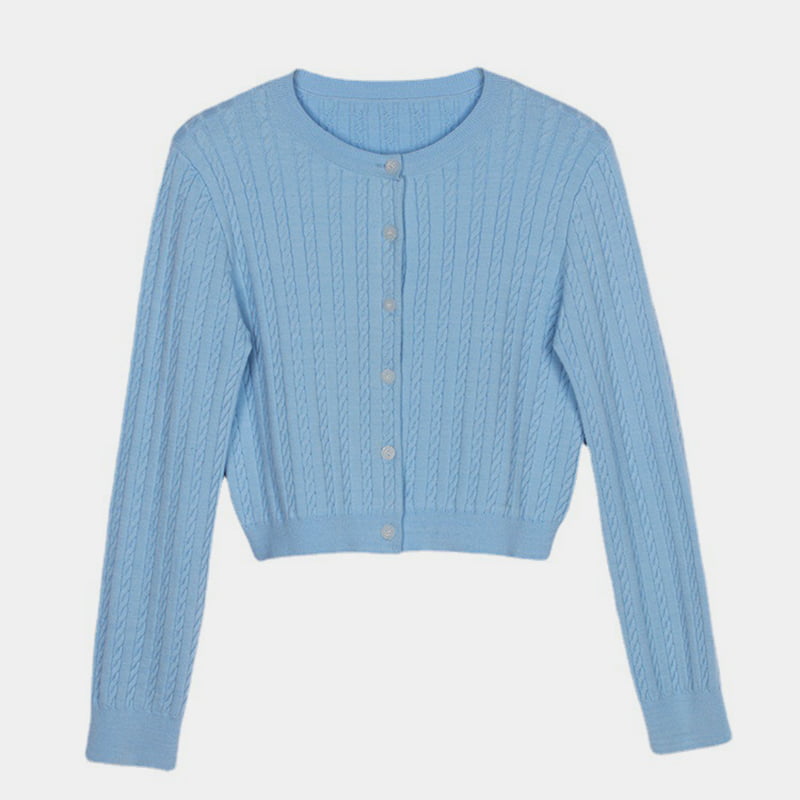 SM-K0035 Cardigan din tricot cu un singur piept din jacquard, cu mânecă lungă, de primăvară și toamnă. SM-K0035 Cardigan din tricot cu un singur piept din jacquard, cu mânecă lungă, de primăvară și toamnă.
