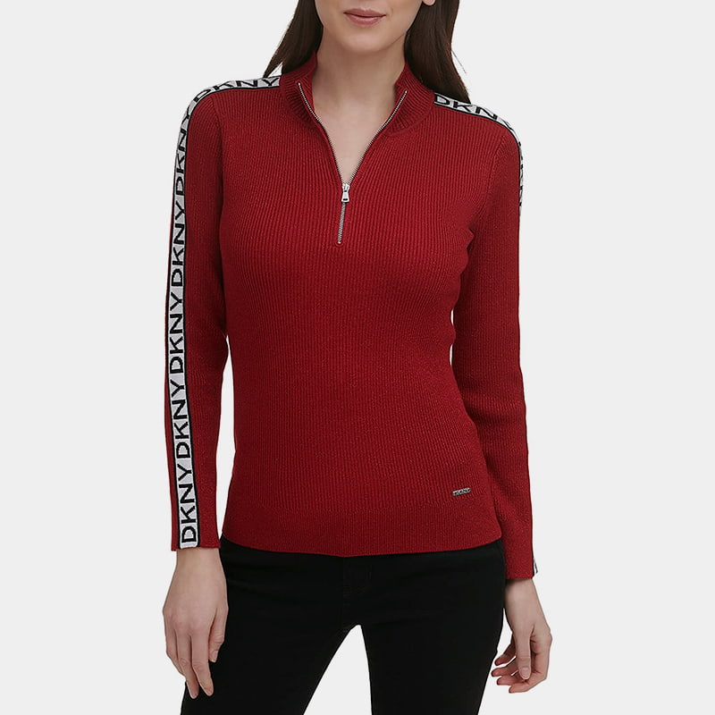 SM-K0056 Pulover tricotat cu mânecă lungă, cu mânecă lungă, cu decolteu și cu fermoar SM-K0056 Pulover tricotat cu mânecă lungă, cu mânecă lungă, cu decolteu și cu fermoar